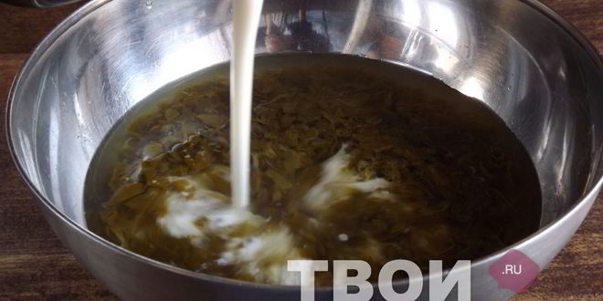 Рецепт холодного супа со щавелем