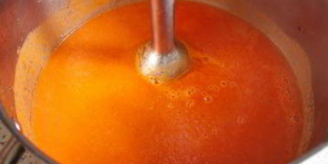 Рецепт холодного томатного супа со специями