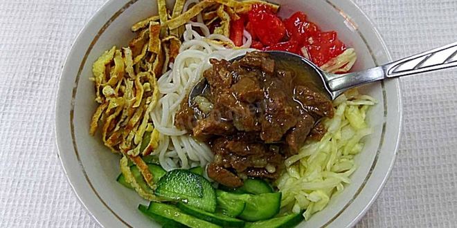 Рецепт кукси с говядиной по-корейски