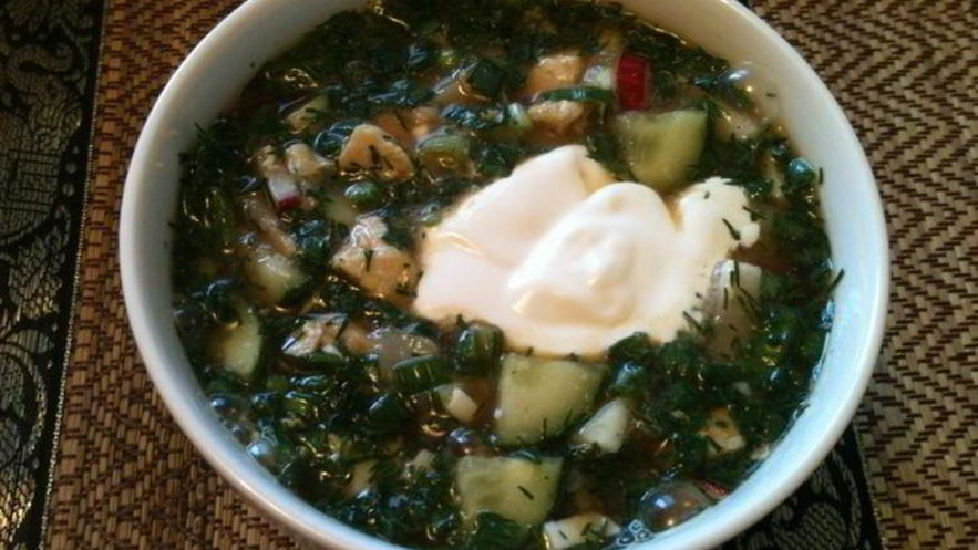 Рецепт окрошки — летнего холодного супа