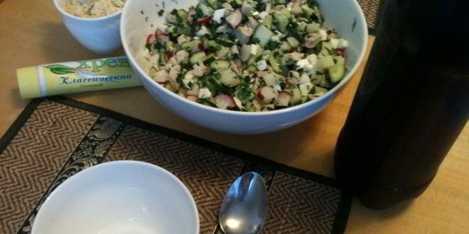 Рецепт окрошки — летнего холодного супа