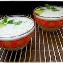 Рецепт Таратора с авокадо и мятой