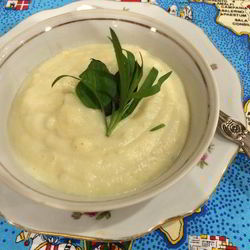 Рецепт Крема-супа из цветной капусты с голубым сыром
