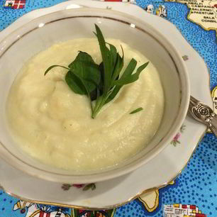 Рецепт Крема-супа из цветной капусты с голубым сыром