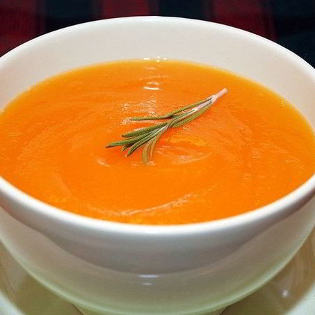 Рецепт Крема-супа из тыквы со сливками