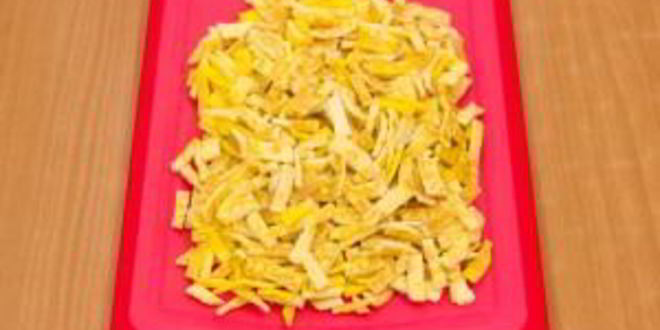 Рецепт куриного супа с яичными блинчиками