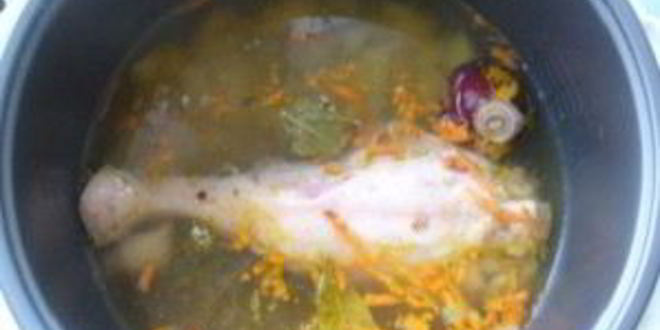 Рецепт куриного супа в мультиварке