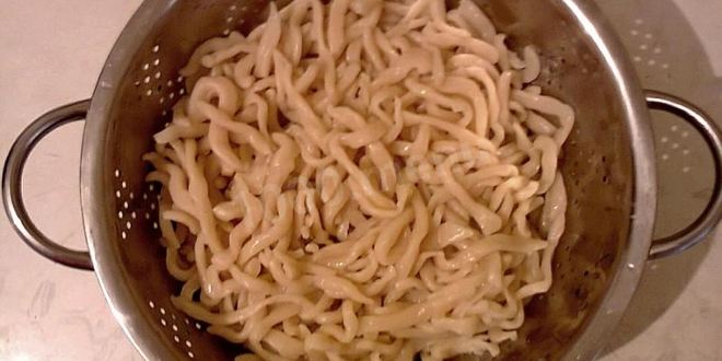 Рецепт домашней лапши для лагмана