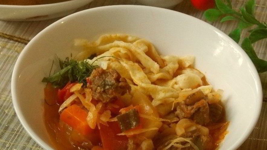 Рецепт лагмана капустного