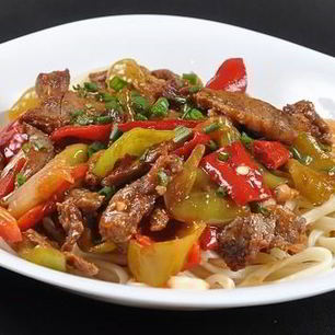 Рецепт Лагмана — лапши со свининой и овощами