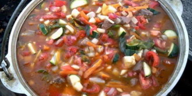 Рецепт лагмана на костре в казане