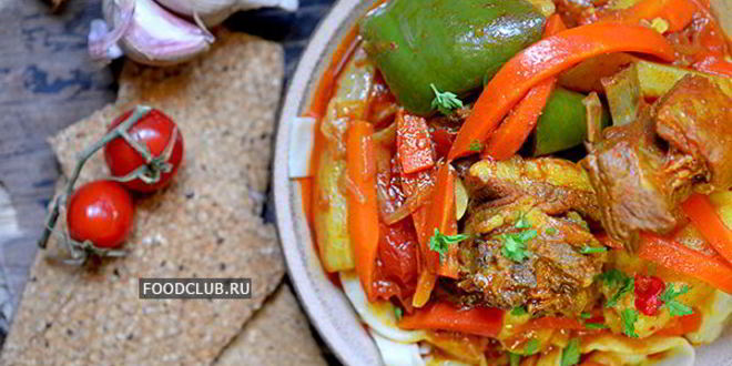 Рецепт лагмана по-арабски