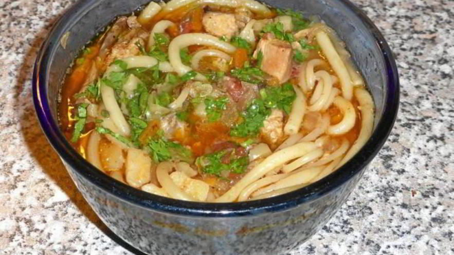 Рецепт лагмана с курицей