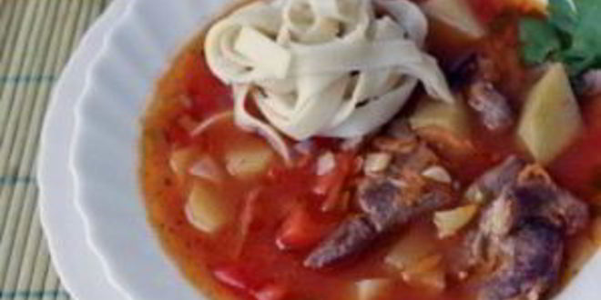 Рецепт лагмана с овощами