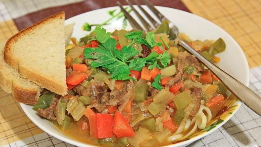 Рецепт лагмана с сельдереем