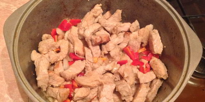 Рецепт лагмана с солеными огурчиками