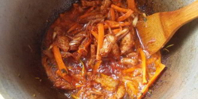 Рецепт лагмана с тянутой лапшой