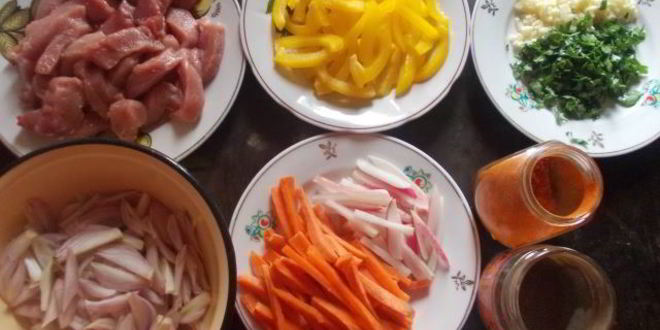 Рецепт лагмана с тянутой лапшой