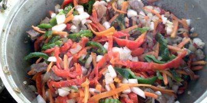 Рецепт лагмана в казане на костре