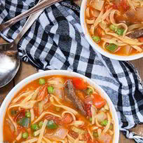 Лагман в воке