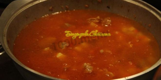 Рецепт подливы для лагмана