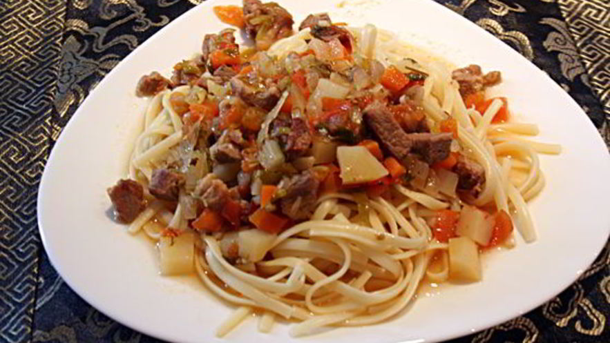 Рецепт среднеазиатского блюда лагман