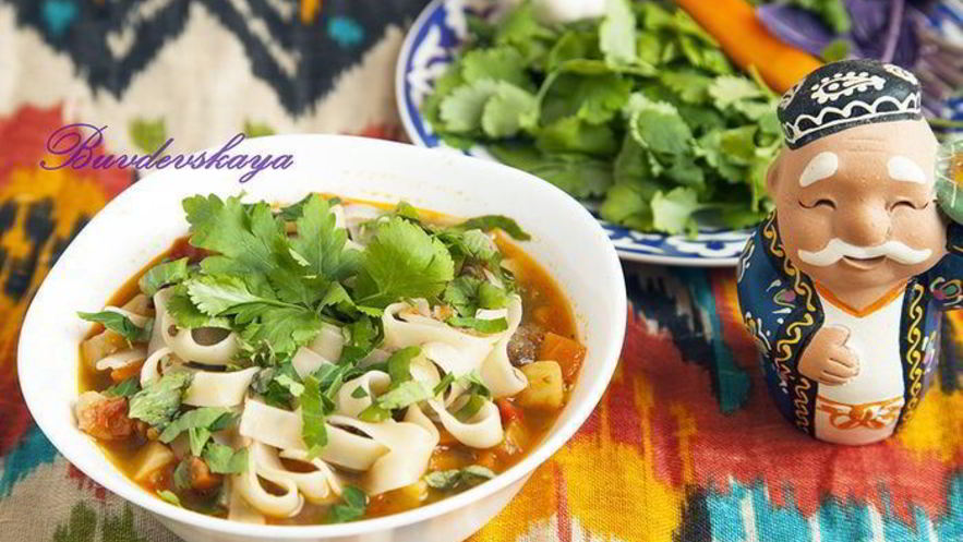 Рецепт узбекского лагмана жареного