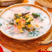 Рецепт Кисломолочного супа со свекольной ботвой Сарнапур