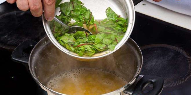 Рецепт кисломолочного супа со свекольной ботвой сарнапур