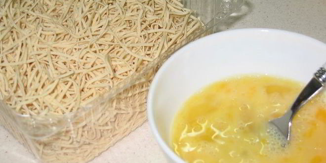 Рецепт молочного супа-лапши