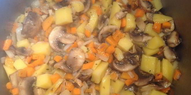 Рецепт молочного супа с грибами