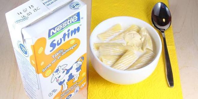 Рецепт молочного супа с макаронами