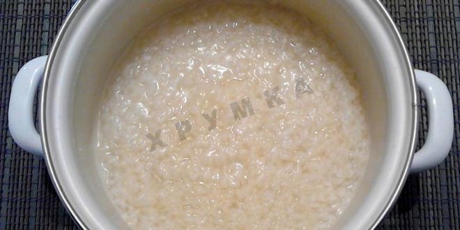 Рецепт молочного супа с рисом