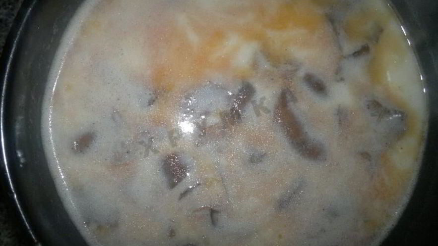 Рецепт молочного супа с рыжиками