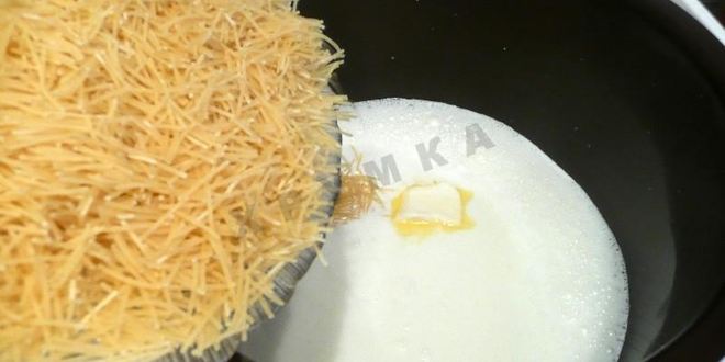 Рецепт молочного супа в мультиварке