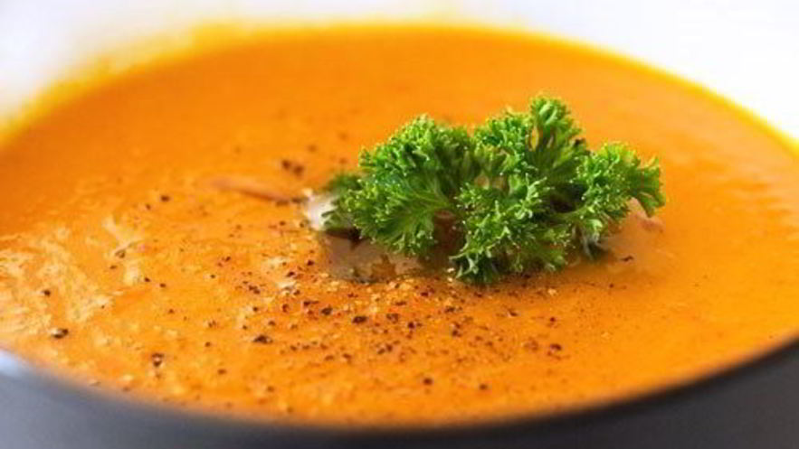 Рецепт морковного супа с луком и имбирем