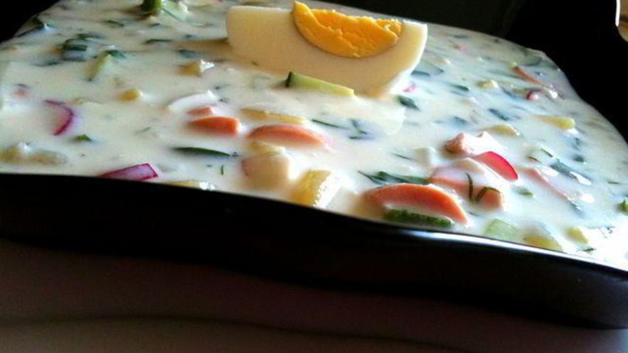 Рецепт кефирной окрошки для окрошки