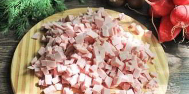 Рецепт классической окрошки на квасе