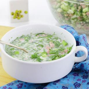 Рецепт Классической окрошки с уксусом