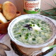 Рецепт Летней окрошки с репой и пирожками с мясом