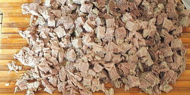 Рецепт мясной окрошки