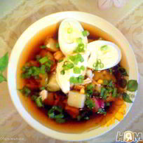 Рецепт Окрошки Майской фантазия