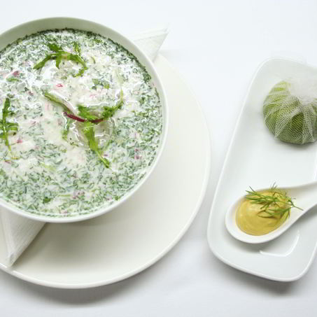 Рецепт Окрошки на айране