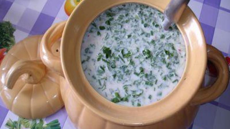 Рецепт окрошки на бульоне