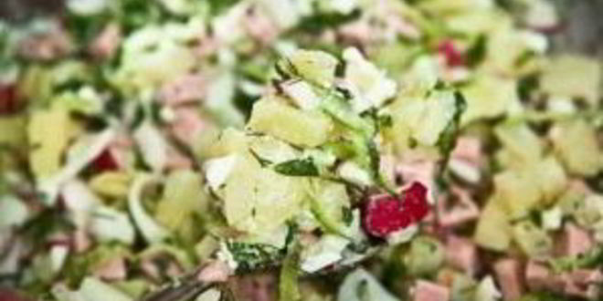 Рецепт окрошки на квасе