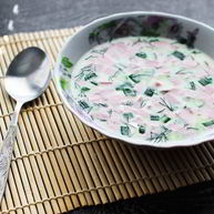 Рецепт Окрошки на воде с копченой колбасой