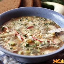 Рецепт Окрошки на воде