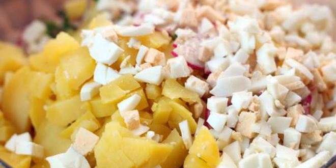 Рецепт окрошки на воде