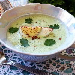 Рецепт Окрошки по-болгарски с яйцами