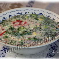 Рецепт Окрошки по Дюкану